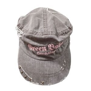 Be Green Green Bahia Cancun Mexico Embroidered Cap Distressed Brown / Gray